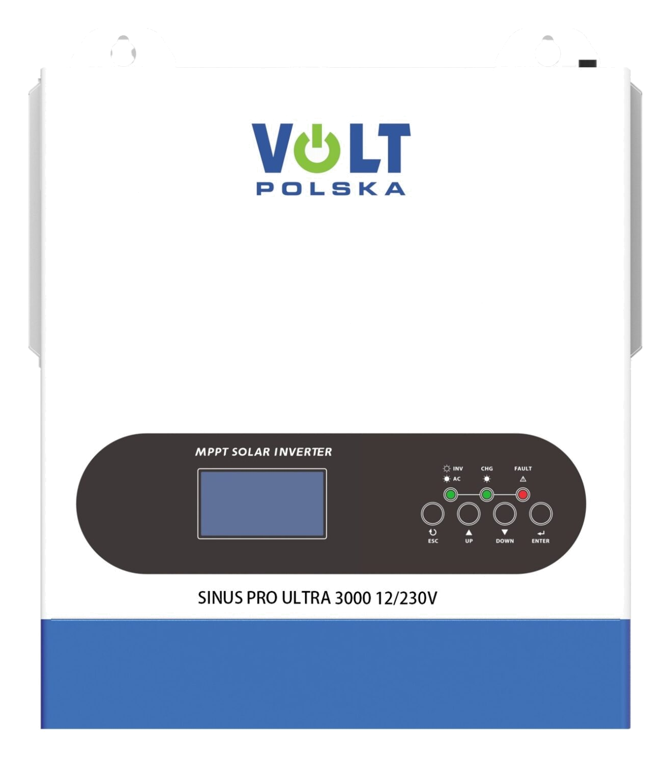 Інвертор VOLT Polska Sinus PRO Ultra 3000 12/230 В, вигляд спереду